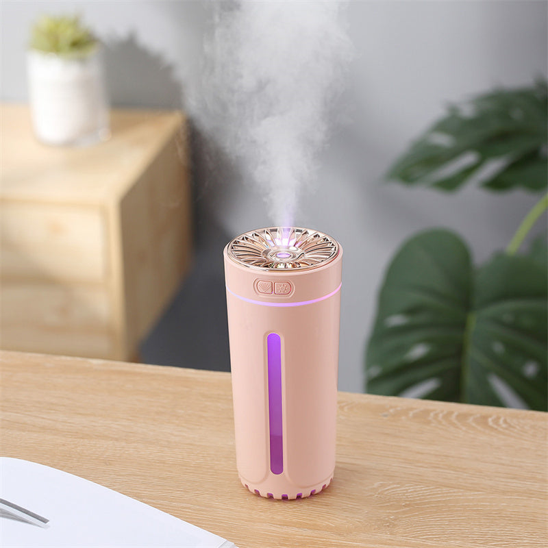 Wireless Air Humidifier Colorful Lights Mute Ultrasonic USB Fogger Diffuser Purifier 800mAh Rechargeabl Cool Mist Maker For Car - Here2Save