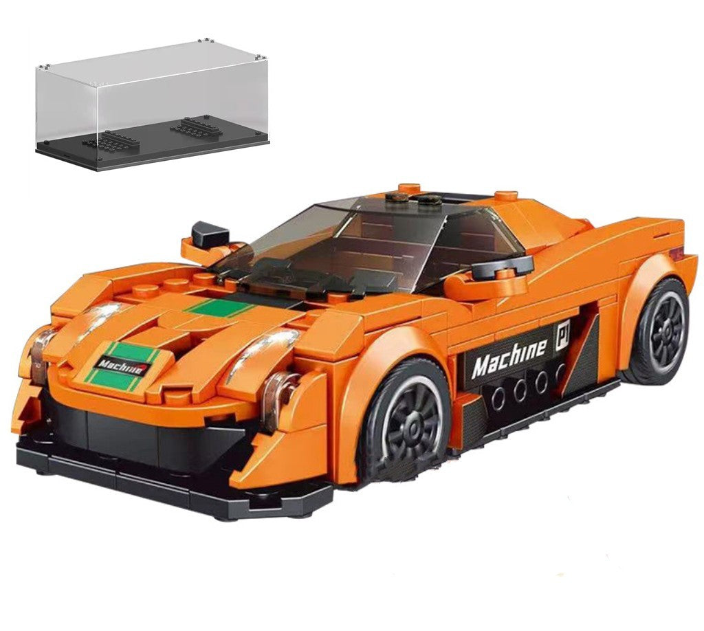 Mini Famous Series Sports Car Assembly Building Blocks Toy Models