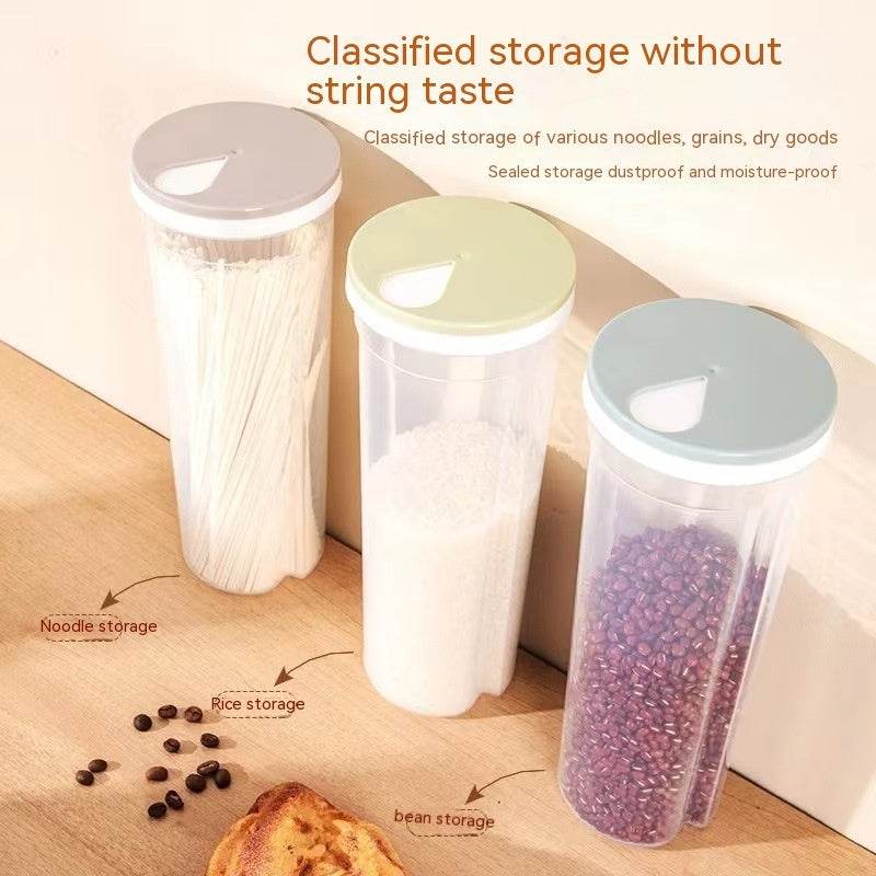 Round Noodles Kitchen Storage Box Sealed - Here2Save