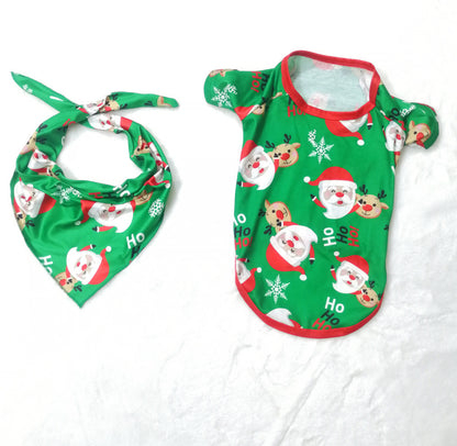 Christmas Pajamas For Family Matching Family Christmas PJs Sets Santa Claus Printed Top Sleepwear