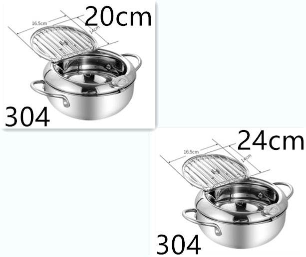 Stainless Steel Telescopic Folding Basket Frying Basket French Fries Degreasing Kitchen Tool - Here2Save