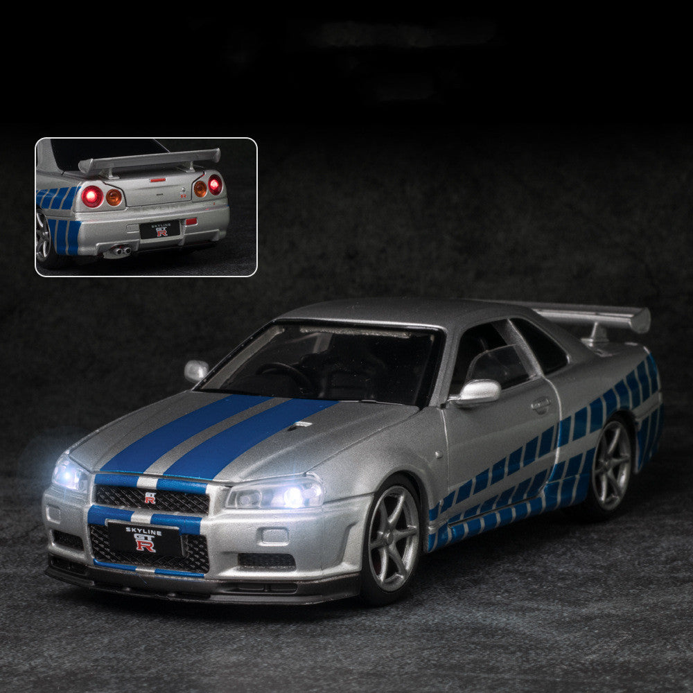 Simulation alloy car model speed and passion car creative decoration