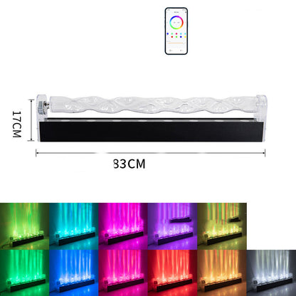 Luz de pared dinámica con lavado de agua Sombra de luz dinámica