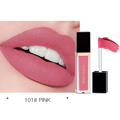 Matte No Stain On Cup 24 colores Nuevo brillo de labios