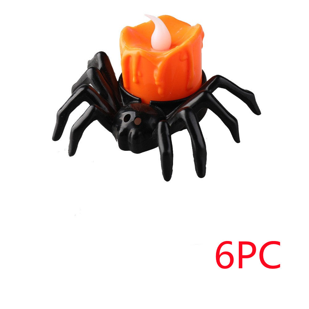 Halloween Festival Atmosphere Creative Halloween Spider Candlestick Ornaments - Here2Save