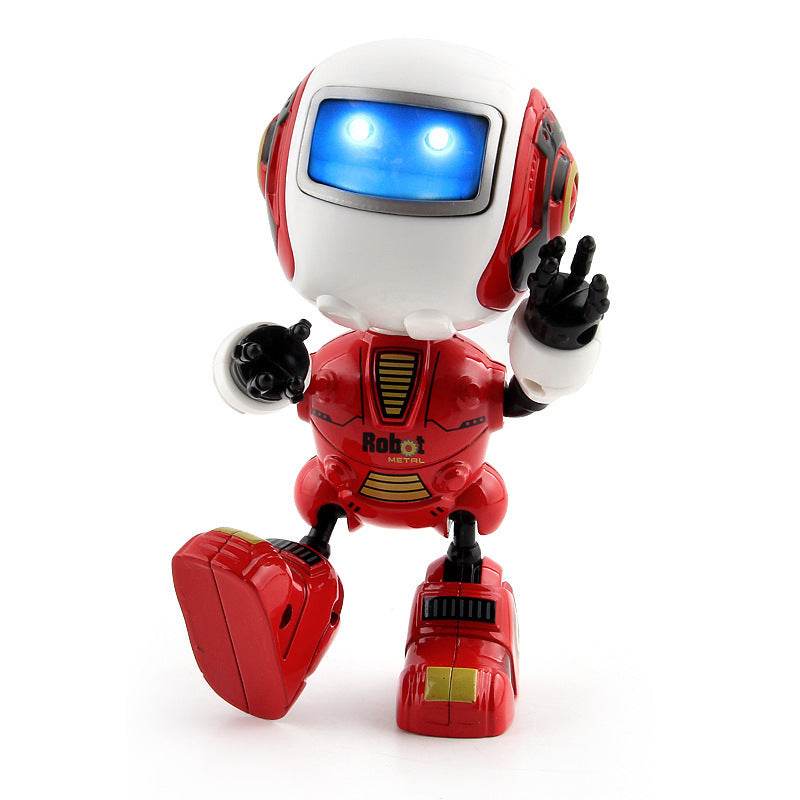 Smart Mini Alloy Robot Induction Light And Music Spaceman Toy - Here2Save