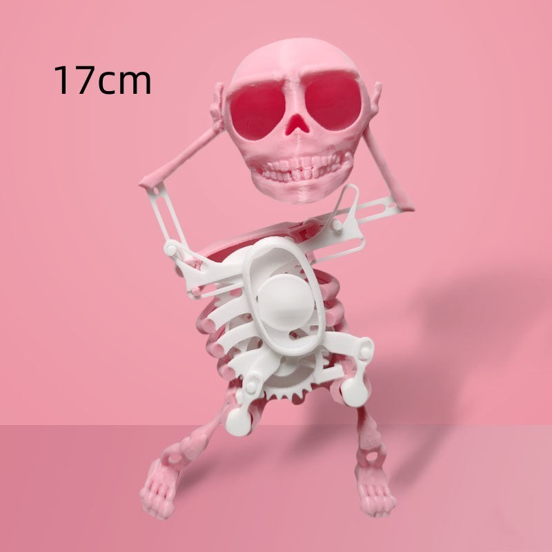 3D Model Mini Skull Printing Customized Funny Style Lucky Toy Finished Product Decompression Tool