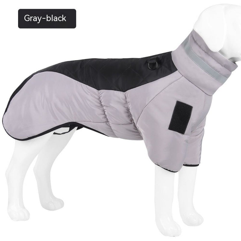 Nuevo abrigo de invierno para perros, ropa impermeable para mascotas para perros medianos y grandes, chaleco grueso y cálido para perros, chaqueta de Labrador personalizada