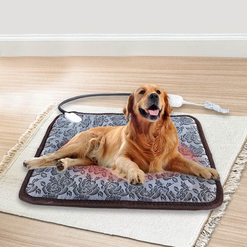 Pet Heating Pad For Dog Cat Heat Mat Indoor Electric Waterproof Dog Heated Pad With Chew Resistant Cord Winter Pet Blanket Warmer - Here2Save