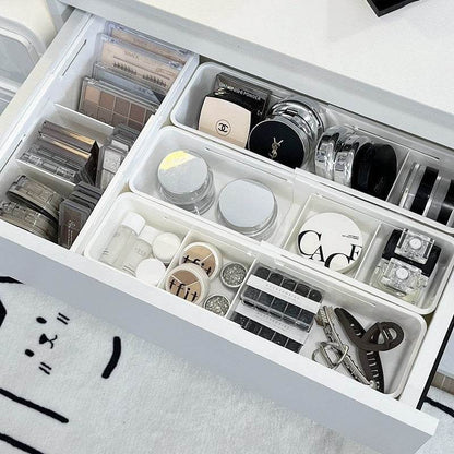 Telescopic Drawer Cosmetic Compartment Storage Box - Here2Save