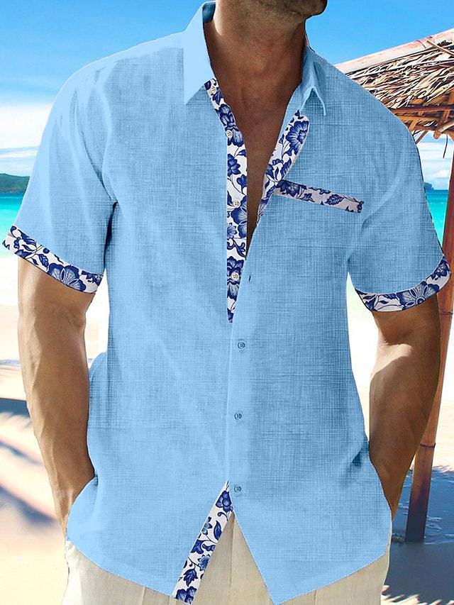 Men's Summer Vacation Seaside Casual Shirts - Here2Save