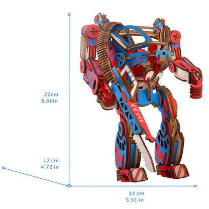 DIY Handmade Wooden Three-dimensional Puzzle Model