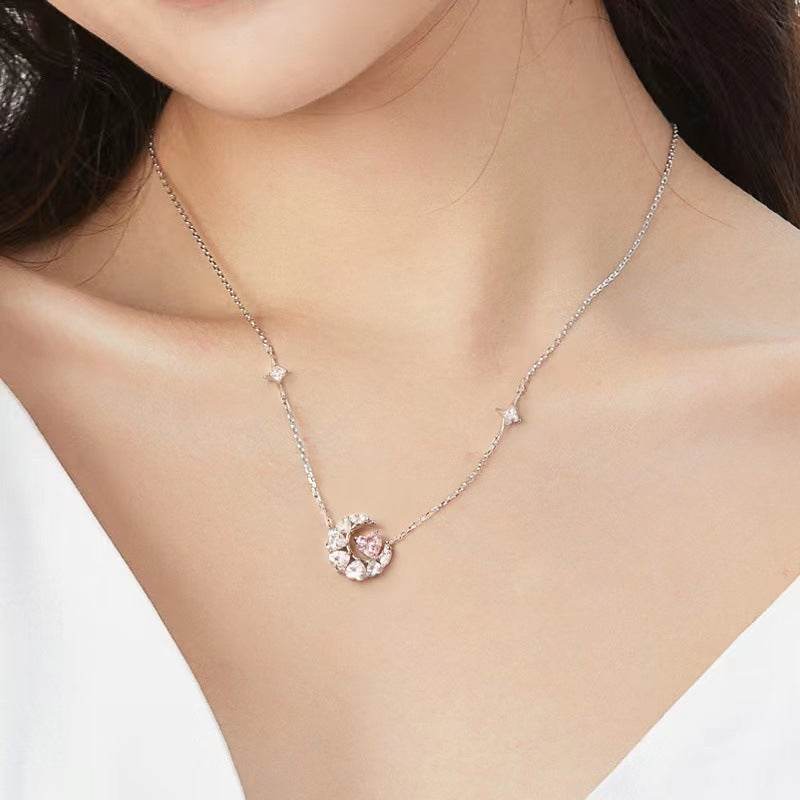 Stars And Moon Necklace Ins Fashion Love Jewelry - Here2Save