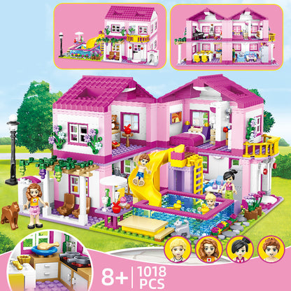 Double Deck Villa Summer Jigsaw Girl Toy Gift