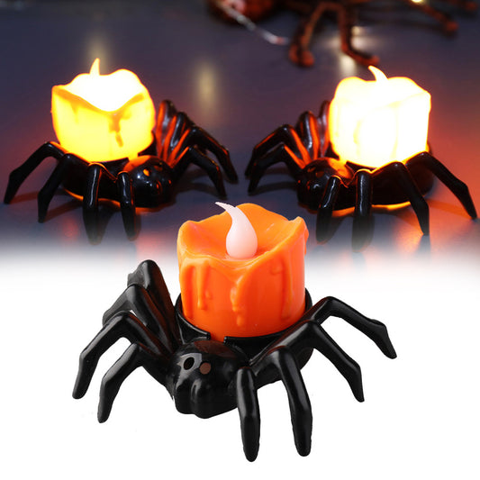 Halloween Festival Atmosphere Creative Halloween Spider Candlestick Ornaments - Here2Save