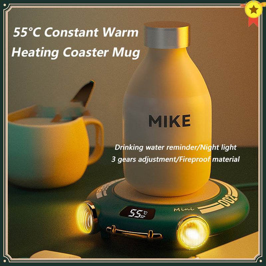New Potable Coffee Mug Cup Warmer For Office Desk Use Home Office Smart Electric Beverage Warmer With 3 Temperature Settings - Here2Save