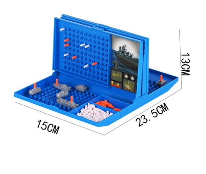 Bloques de construcción de ajedrez de buque de guerra de juego de duelo