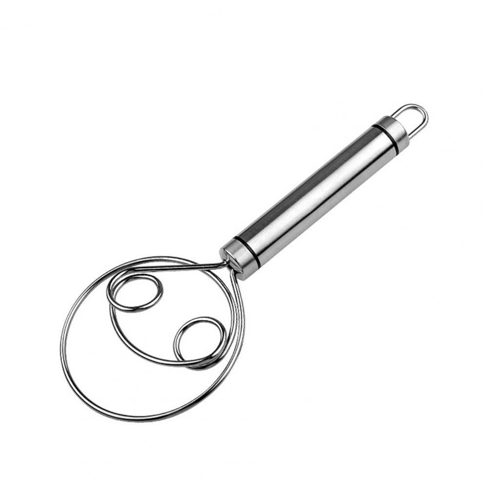 Stainless Steel Danish Flour Binocular Coil Mixer Manual Dough Mixer And Dough Tool Mixing Stick - Here2Save