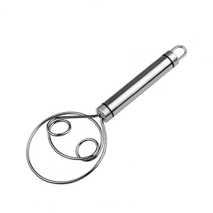Stainless Steel Danish Flour Binocular Coil Mixer Manual Dough Mixer And Dough Tool Mixing Stick - Here2Save