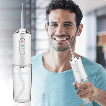 Irrigador dental eléctrico portátil de 220 ml de 3 velocidades para el hogar