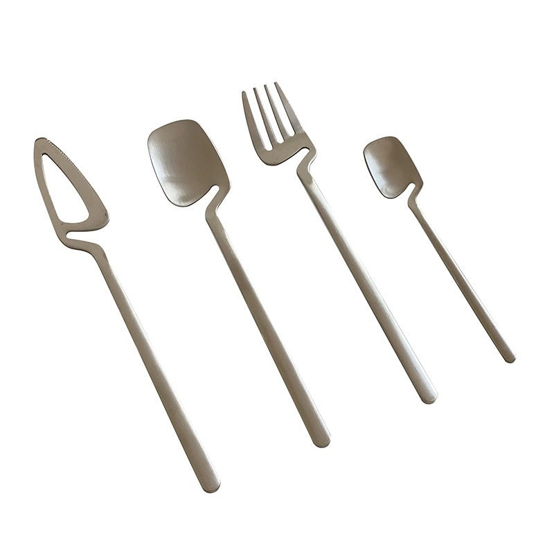 Creative Knife Fork And Spoon Alloy Good Looking Simple Tableware