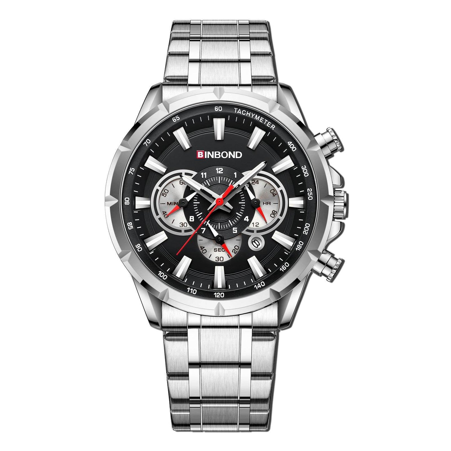 Tactical Motorcycle Waterproof Luminous Watch Timing Multi-Pointer - Here2Save