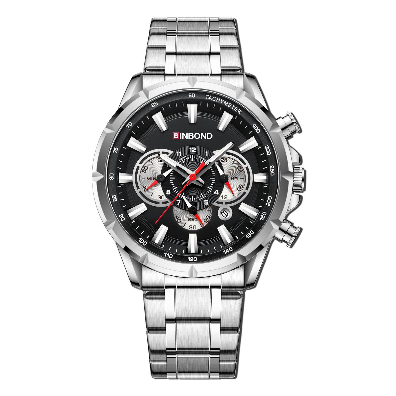 Tactical Motorcycle Waterproof Luminous Watch Timing Multi-Pointer - Here2Save