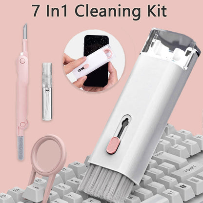 Multifunctional Bluetooth Headset Cleaning Pen Set Keyboard Cleaner Cleaning Tools Cleaner Keycap Puller Kit - Here2Save