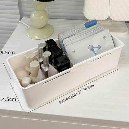 Telescopic Drawer Cosmetic Compartment Storage Box - Here2Save