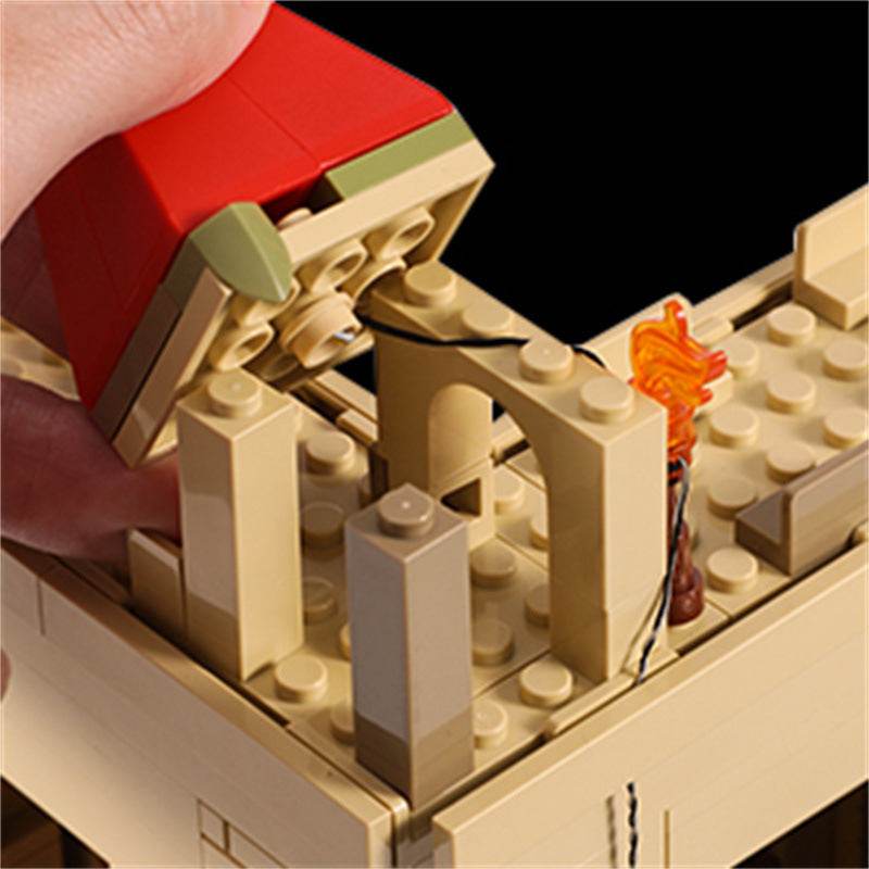Cliff Castle Middle Ages LED Block Lighting Toys - Here2Save