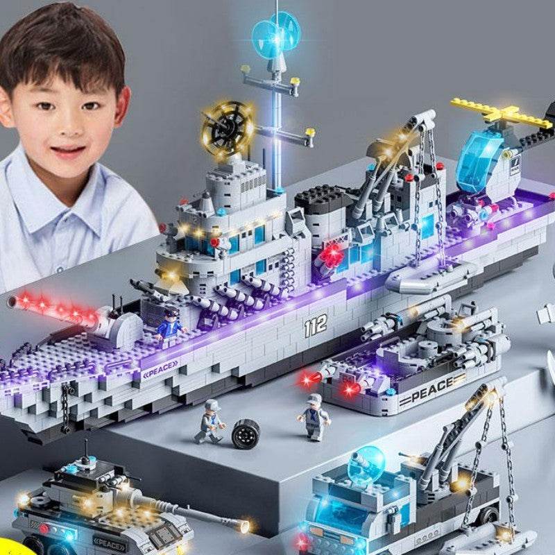 Chinese Building Blocks Carrier Assembly Insert Toy Boys Intelligence Use Brain - Here2Save