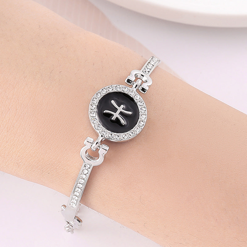 New Korean Style Fashionable Simple 12 Constellation Bracelet