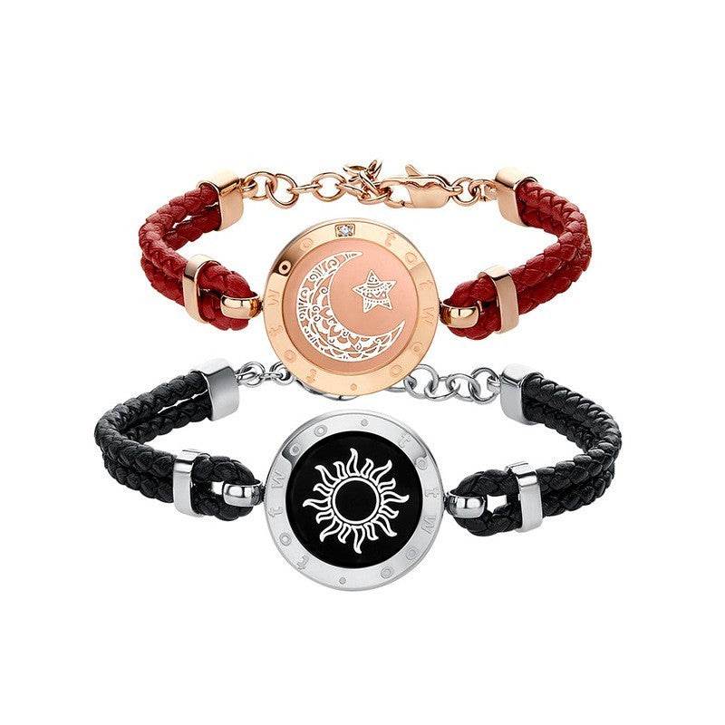 Sun-Moon Smart Sensing Couple Bracelet - Here2Save