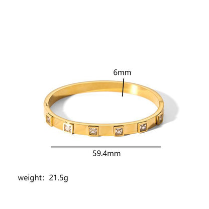 Ins Style Titanium Steel Bracelet Six-pointed Star Buckle