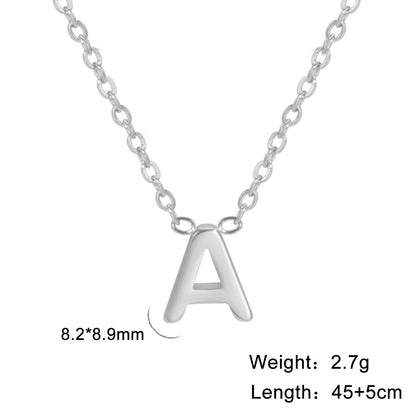 26 English Letter Steel Color Concentrate Polished Welding Cross Chain