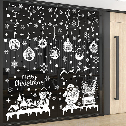 Christmas Static Window Stickers Hanging Ball