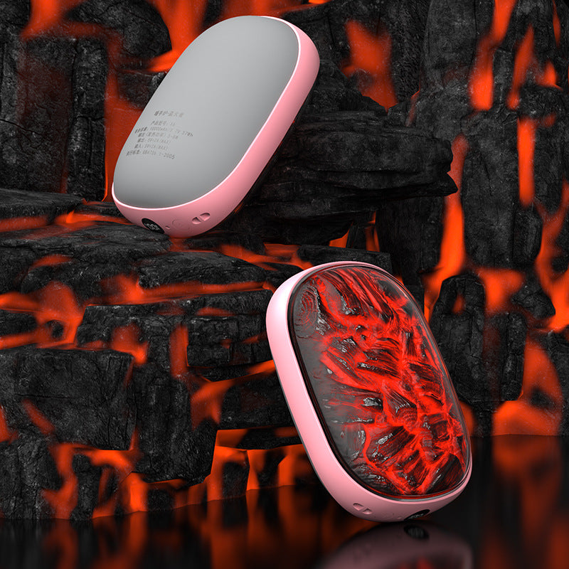 Dynamic Flame Portable Rechargeable Hand Warmer Dual-use