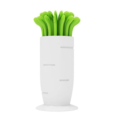 Radish Fruit Fork Set Two-tooth Household - Here2Save