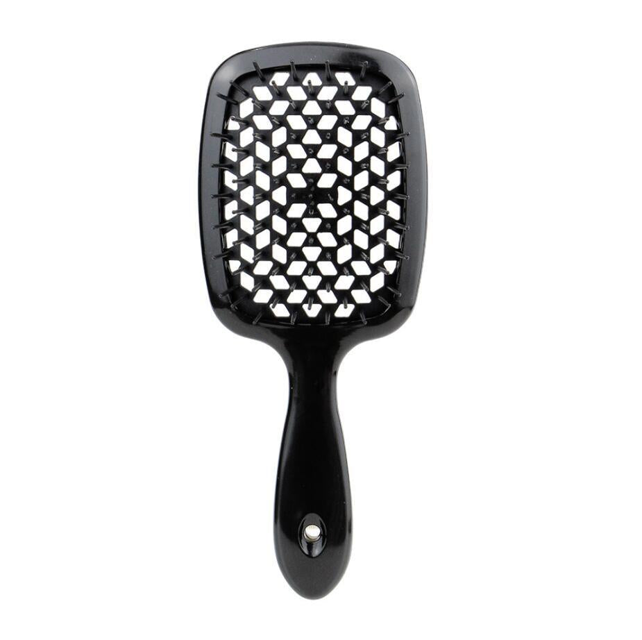 Square Hollow Comb Color Stitching Massage