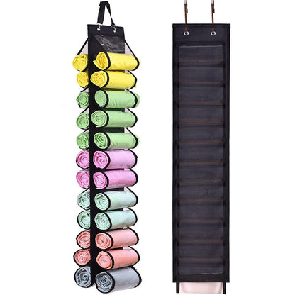 24 Grid Hanging Wardrobe Rack