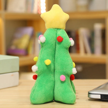 Muñeco de Papá Noel, juguete de peluche, alce, árbol de Navidad, decoración de regalo