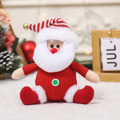 Christmas Decorations Cartoon Old Snowman Doll Christmas Tree Pendant