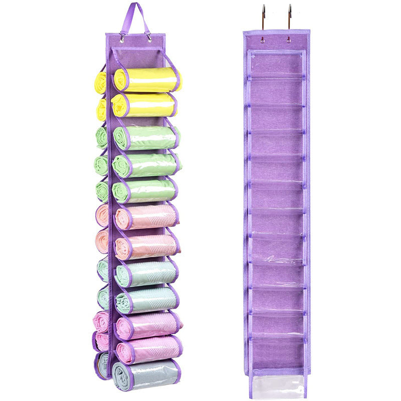 24 Grid Hanging Wardrobe Rack