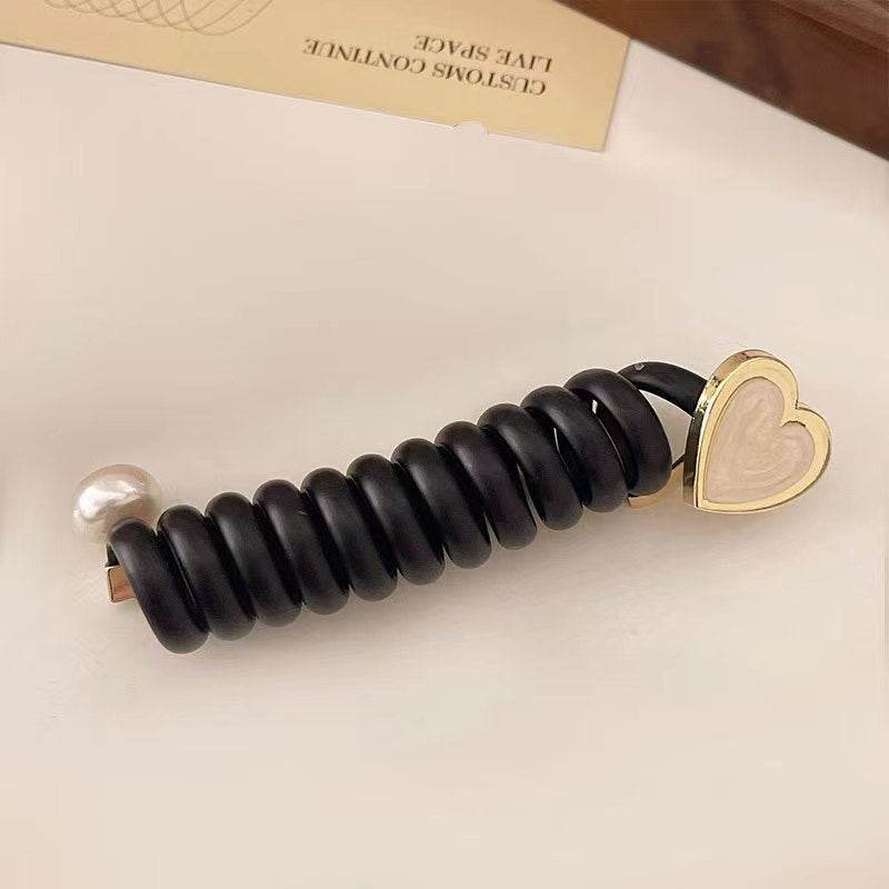 Plush Cute Braided Hair Phone Line Hair Ring Women - Here2Save