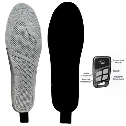 Warmed Insole Rechargeable Walking Outdoor Keep Warm Digital Temperature Adjustment