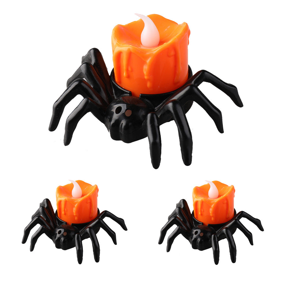 Halloween Festival Atmosphere Creative Halloween Spider Candlestick Ornaments - Here2Save