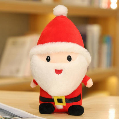 Muñeco de Papá Noel, juguete de peluche, alce, árbol de Navidad, decoración de regalo