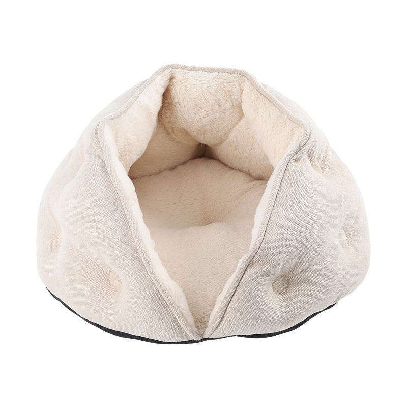 Pet Short Plush Shell Dumpling Nest Fleece Warm - Here2Save