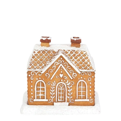 Christmas Snow Top Resin Ginger Cake Cottage Incense Burner