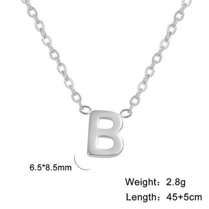 26 English Letter Steel Color Concentrate Polished Welding Cross Chain